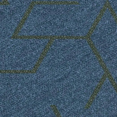 Forbo Blue Modular Tile 131002 Flotex Triad 9.8" x 39.37" (26.91 SF/Box)
