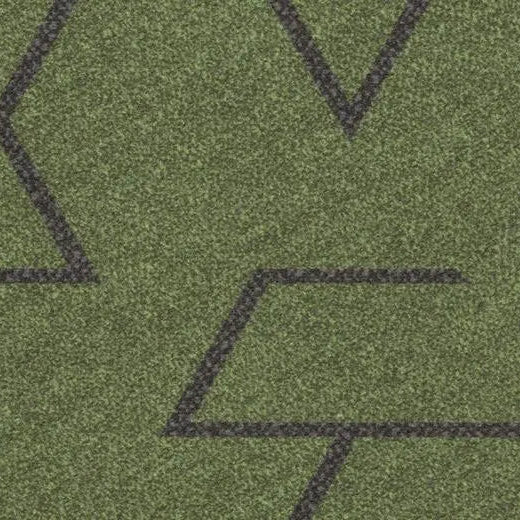 Forbo Flotex Triad 131003 Green 9.8" x 39.37" Modular Plank
