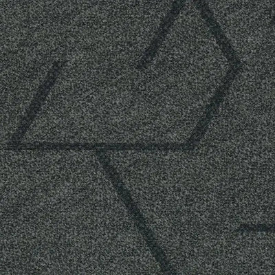 Forbo Anthracite Modular Tile 131017 Flotex Triad 9.8" x 39.37" (26.91 SF/Box)