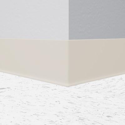 Tarkett / Johnsonite Traditional Vinyl Wall Base #24 Grey Haze Pieces Cove (Partial Piece - Sample)