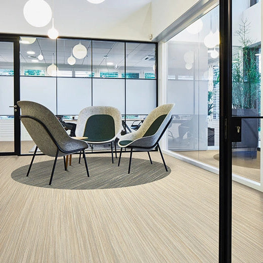 Forbo Marmoleum Click Cinch LOC Seal Waterproof Seal 935253 Bleached Gold 12" x 36" Linoleum Tile Flooring
