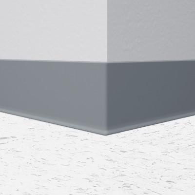 Tarkett / Johnsonite Traditional Vinyl Wall Base #28 Medium Grey Roll Straight (Partial Piece - Sample)