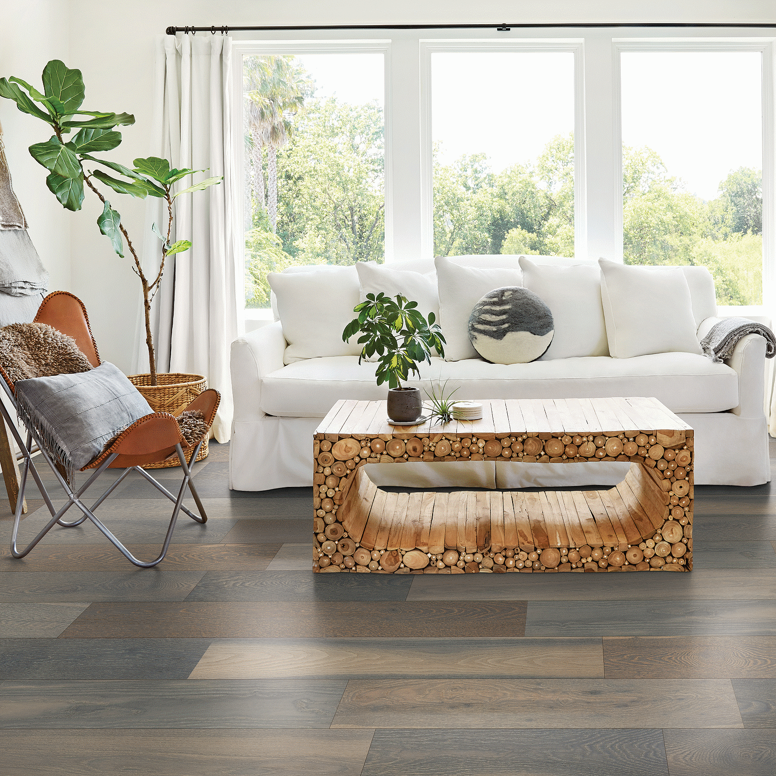 Mohawk TecWood Plus Seaside Tides WEK41-01 Silver Dollar Oak Engineered Hardwood 7.5" X 75" (23.31 SF/Box)