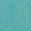 Forbo Turquoise Linoleum Sheet 3269-195637 Marmoleum Marbled Fresco (Partial Piece - Sample)