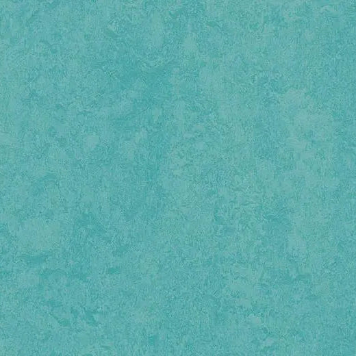 Forbo Turquoise Linoleum Sheet 3269-195637 Marmoleum Marbled Fresco (Partial Piece - Sample)