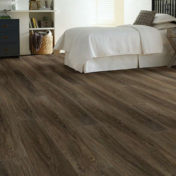 Shaw Titan HD Plus Platinum 3302V-07077 Vintage Leather 8.98" x 72.05" Vinyl Plank (17.96 SF/Box)
