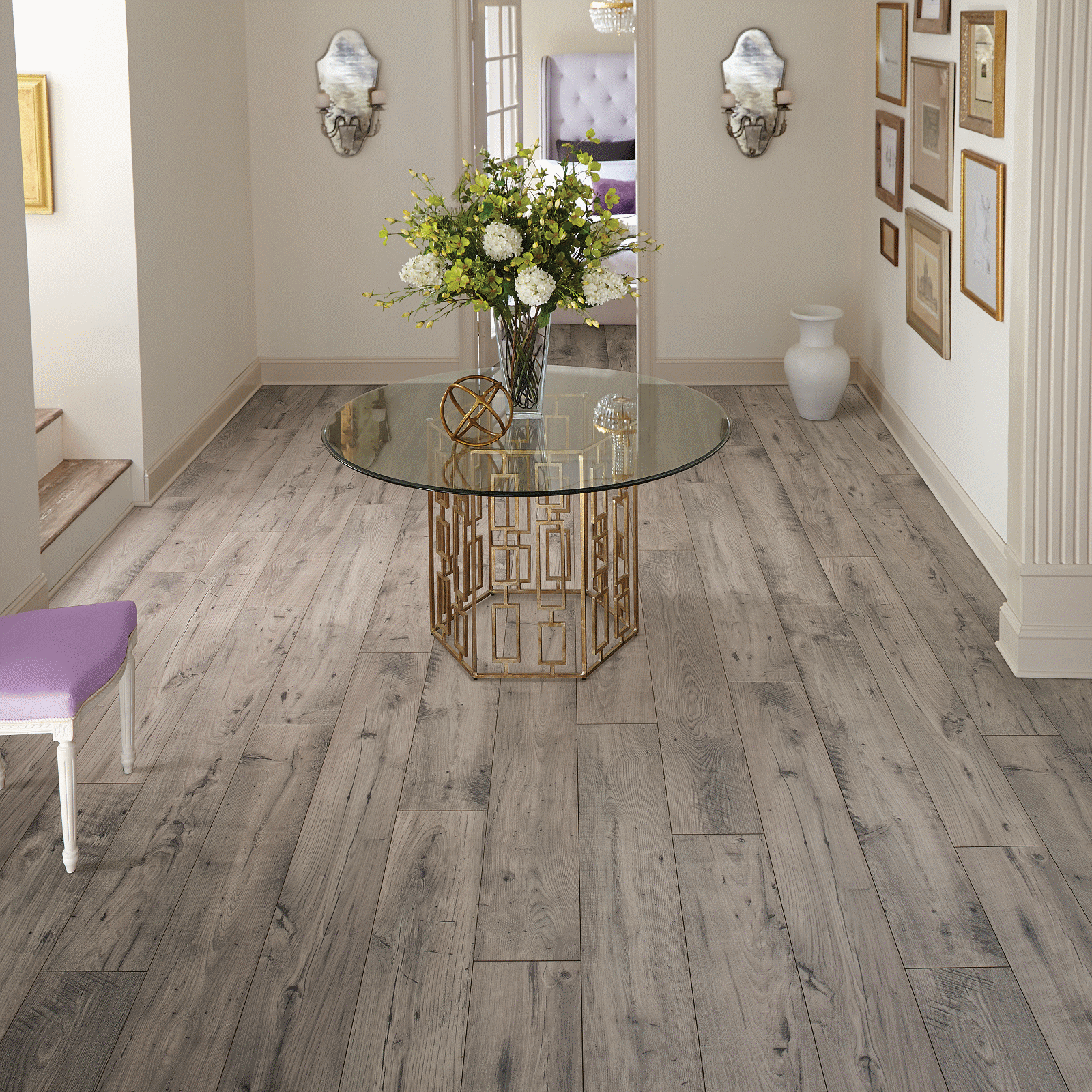 Mohawk RevWood Select Rare Vintage CDL74-08W Doeskin Chestnut Laminate 7.5" X 54.34" (16.93 SF/Box)