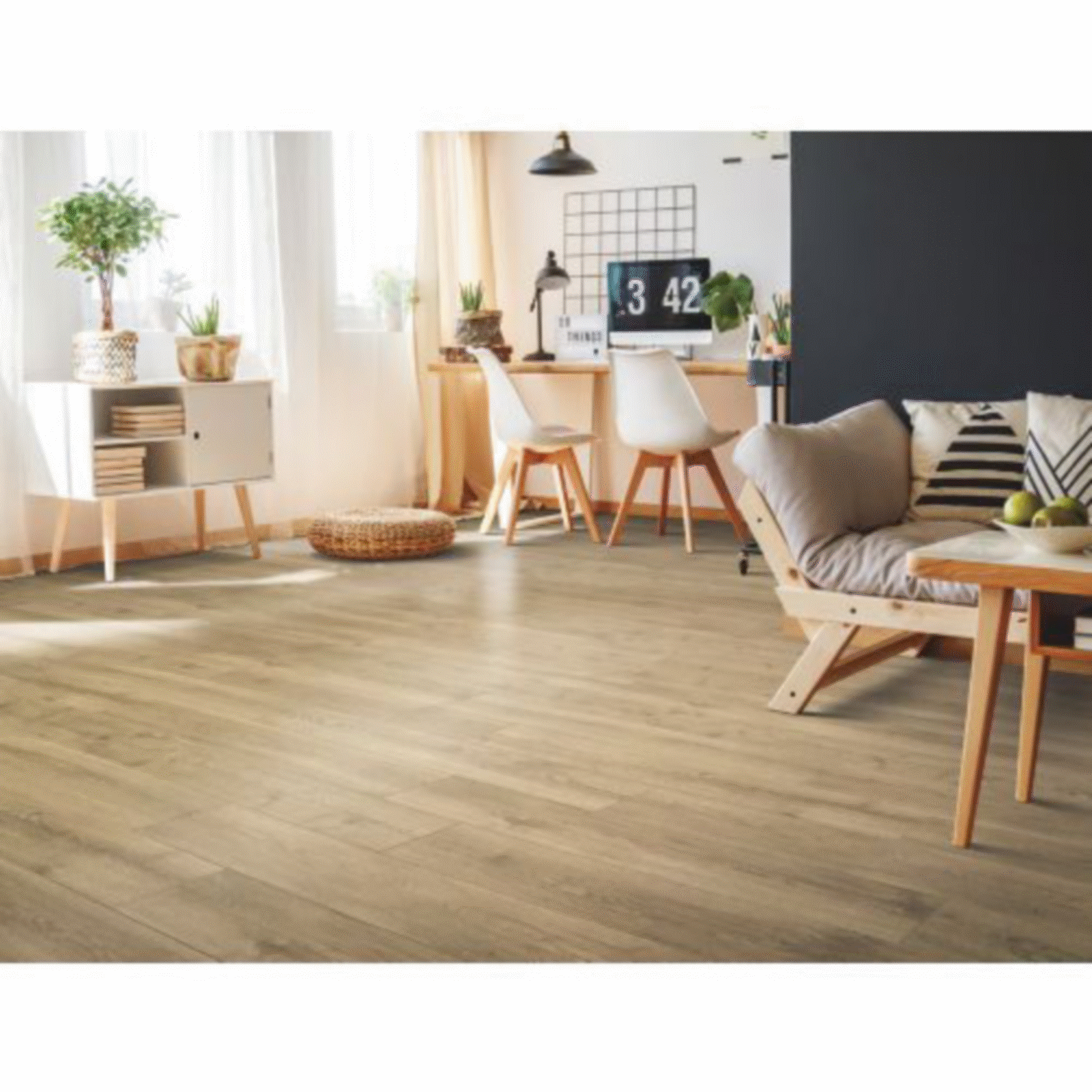 Mohawk RevWood Essentials Rivercrest CDL94-01 Canvass Oak Laminate 7.49" X 47.28" (17.18 SF/Box)