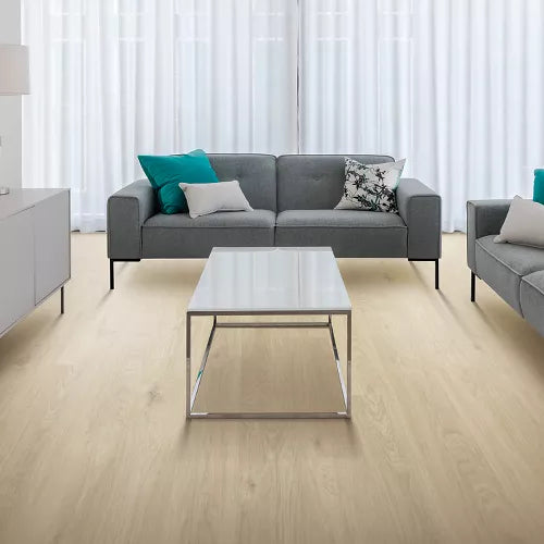 Mohawk Iris Oak Laminate CDL43-02 RevWood Plus Casita Terrace 7.5" x 54.34" (28.22 SF/Box) — room view