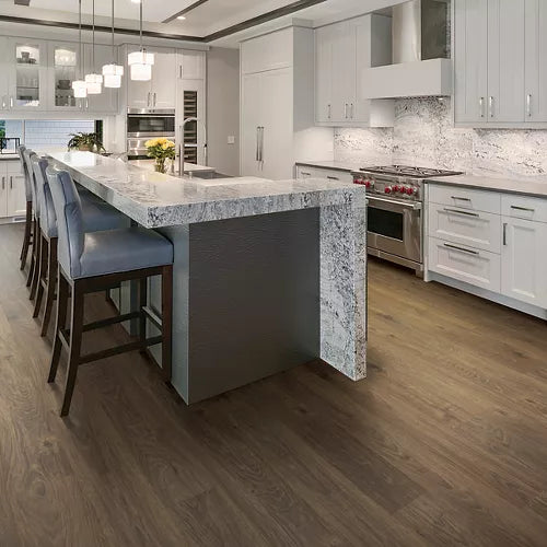 Mohawk Cottonwood Oak Laminate CDL43-03 RevWood Plus Casita Terrace 7.5" x 54.34" (28.22 SF/Box) — room view