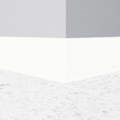Tarkett / Johnsonite Traditional Duracove Rubber Wall Base DC08-2-5X4 Icicle Cove (Partial Piece - Sample)