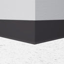 Tarkett / Johnsonite Traditional Vinyl Wall Base CB44-4X120 Dark Brown Roll Cove (Partial Piece - Sample)