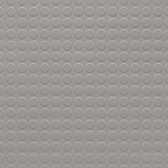 Tarkett / Johnsonite Raised Round Rubber Tile 460 Cotton RT460RD (Partial Piece - Sample)