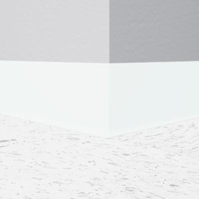 Tarkett / Johnsonite Traditional Vinyl Wall Base #50 White Roll Cove (Partial Piece - Sample)