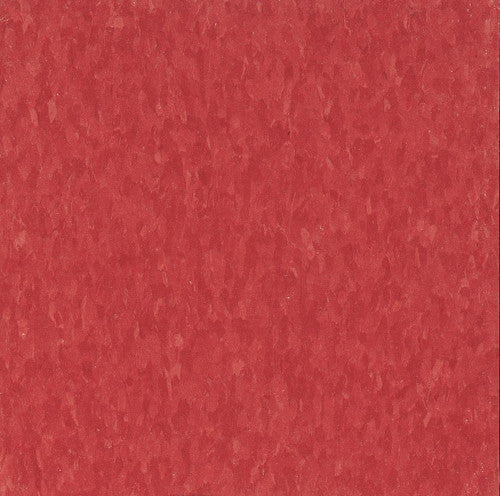 Successions HPT 20 mil Luxury Vinyl Tile Poppy Red 12" x 12" by 3mm – product image showing size, style, and brand details.
