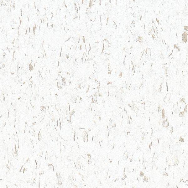 Armstrong 51899 Cool White Standard Excelon Imperial Texture Vinyl Composition Tile VCT (Partial Piece - Sample)