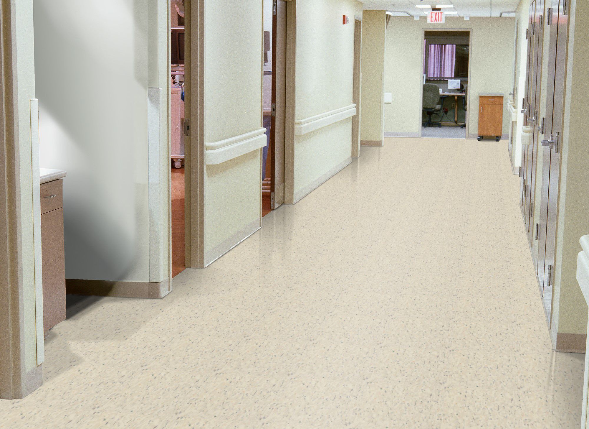 Armstrong 52520 Faire White Standard Excelon Imperial Texture Vinyl Composition Tile VCT 12" x 12" VCT Tile (45 SF/Box)