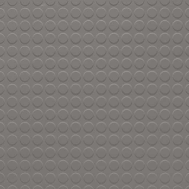 Tarkett / Johnsonite Raised Round Rubber Tile 55 Silver Grey RT55RD (Partial Piece - Sample)