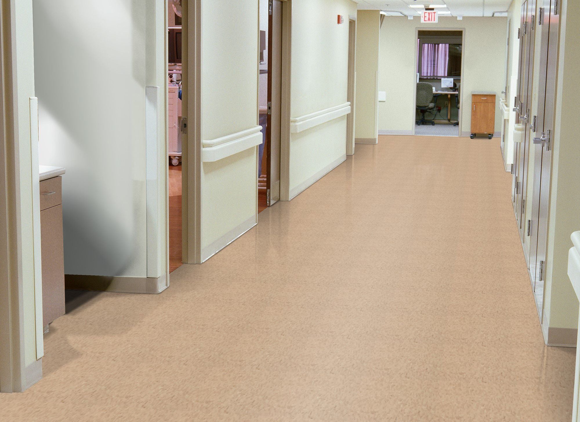 Armstrong 57501 Nougat Standard Excelon Imperial Texture Vinyl Composi