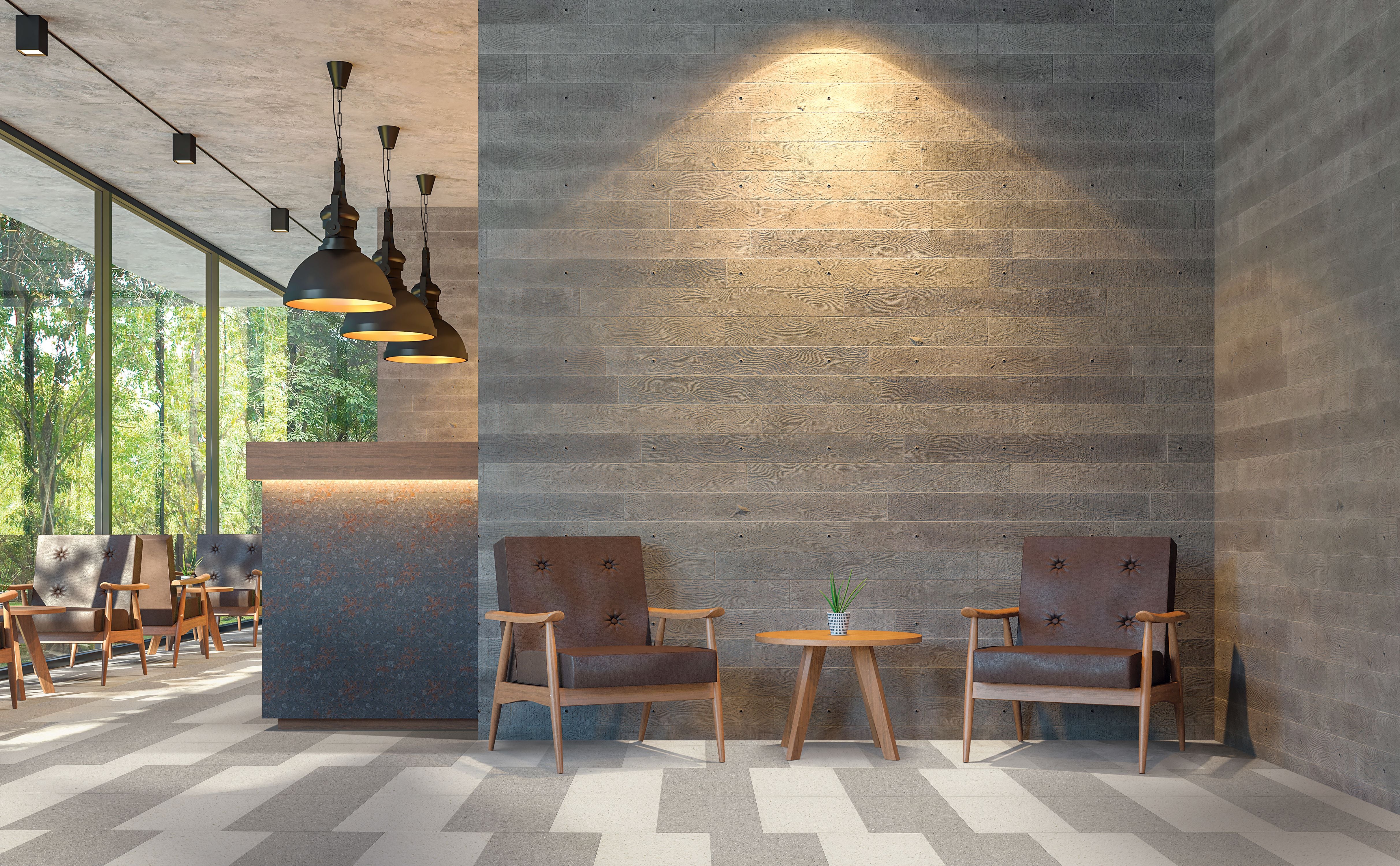 Armstrong Premium Excelon Crown Texture 5C908 Pewter 12" x 12" VCT Tile (45 SF/Box)