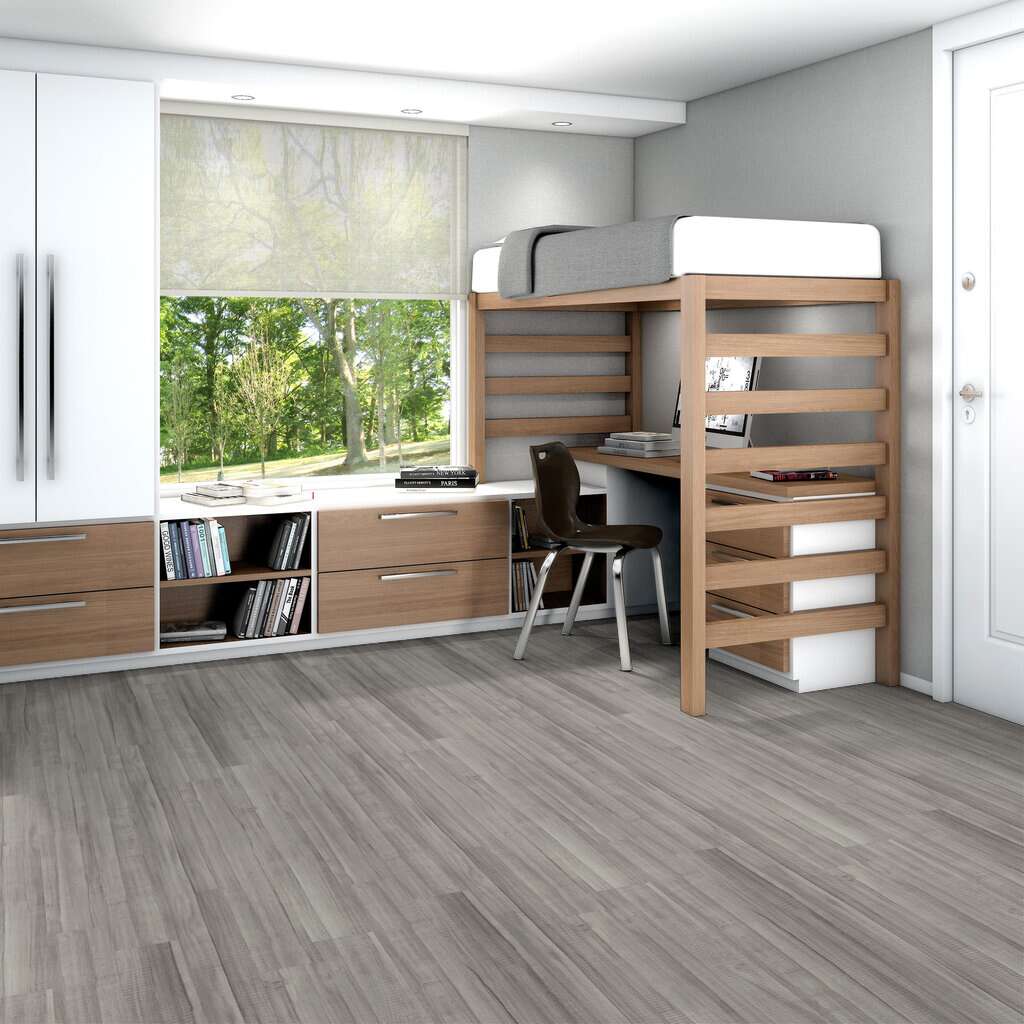 Shaw Symbiotic 20 5M303-05012 Cinders 5.96" X 48" Vinyl Plank (41.72 SF/Box)