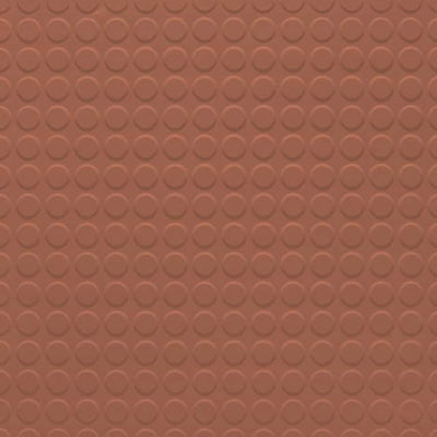 Tarkett / Johnsonite Raised Round Rubber Tile 62 Tangerine Tango RT62RD (Partial Piece - Sample)
