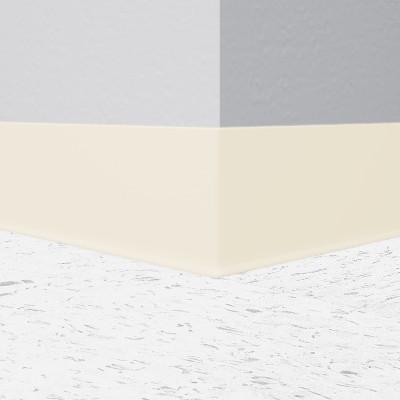 Tarkett / Johnsonite Traditional Vinyl Wall Base #79 Bone White Straight (Partial Piece - Sample)