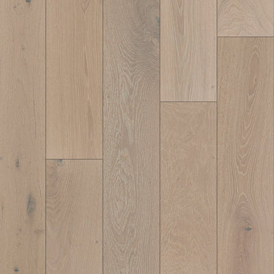 Shaw Expressions SW707-01077 Melody 7.50" x Random Lengths up to 74.8" Engineered Brushed White Oak Hardwood Flooring (23.31 SF/Box)