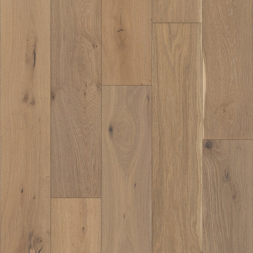 Shaw Expressions SW707-01094 Alla Prima 7.50" x Random Lengths up to 74.8" Engineered Brushed White Oak Hardwood Flooring (23.31 SF/Box)