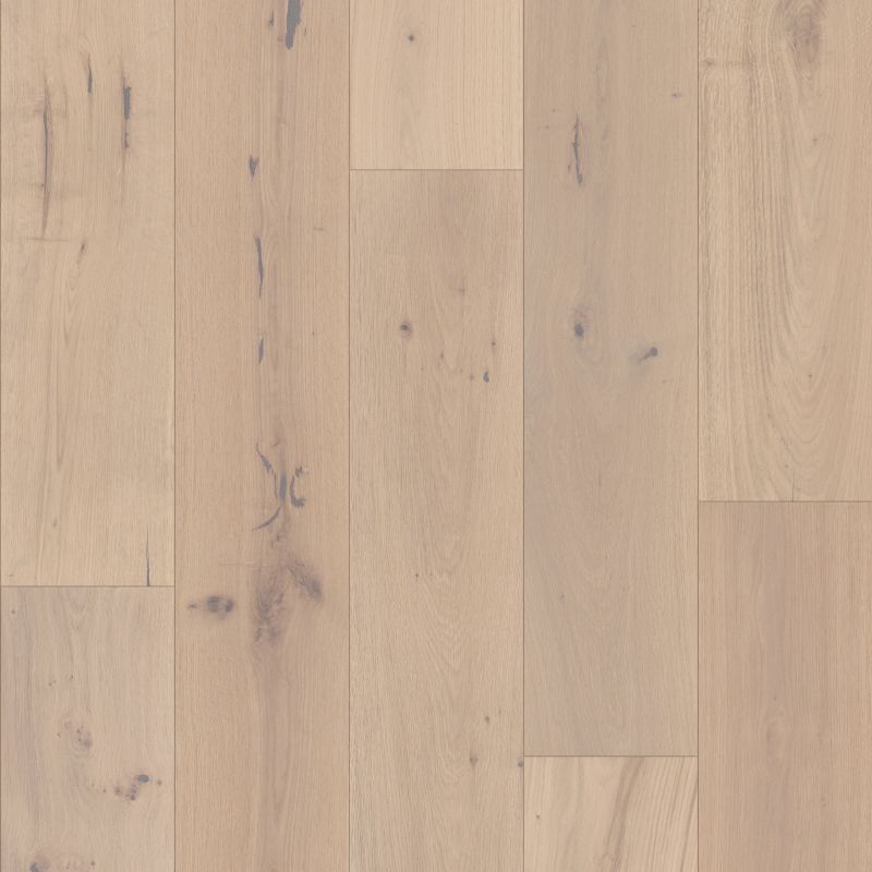 Shaw Expressions SW707-01163 Sonata 7.50" x Random Lengths up to 74.8" Engineered Brushed White Oak Hardwood Flooring (23.31 Sf/Box)