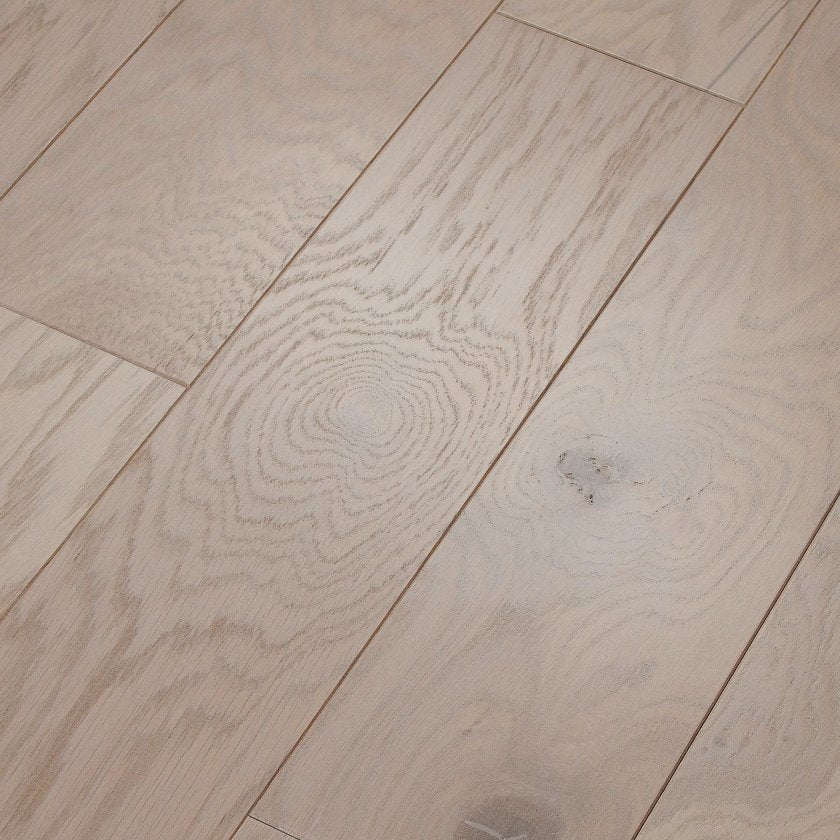 Shaw Villa SW705-01069 Quartz 6.38" x Random Lengths up to 58.56" Smooth White Oak Hardwood Flooring (30.48 SF/Box)