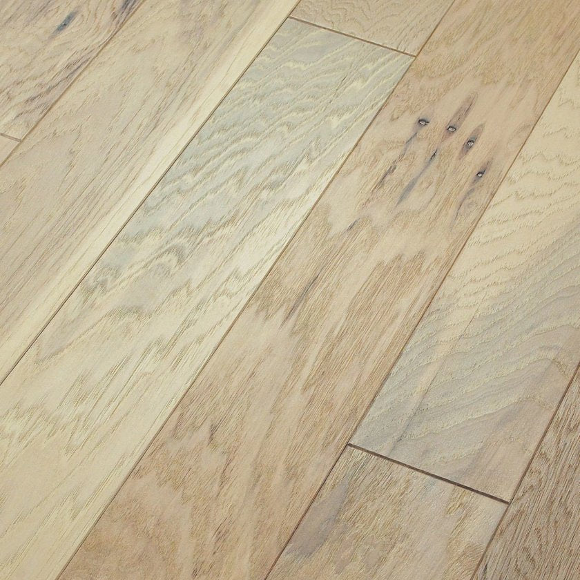 Shaw Northington Brushed SW670-01032 Canopy 4.94" x Random Lengths up to 58.56" Engineered Wire Brushed Hickory Hardwood Flooring (19.72 SF/Box)