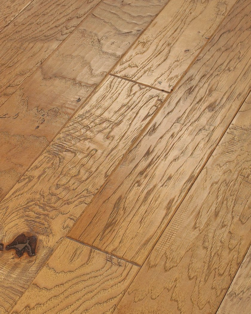 Shaw Sequoia Hickory 5 SW539-02002 Bravo 5" x Random Lengths up to 58.5" Engineered Scraped Hickory Hardwood Flooring (23.66 SF/Box)