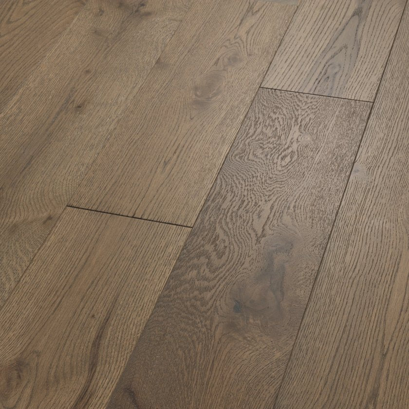 Shaw Reflections White Oak SW661-05048 Wilderness 7" x Random Lengths up to 82.5" Engineered Wire Brushed White Oak Hardwood Flooring (23.58 SF/Box)