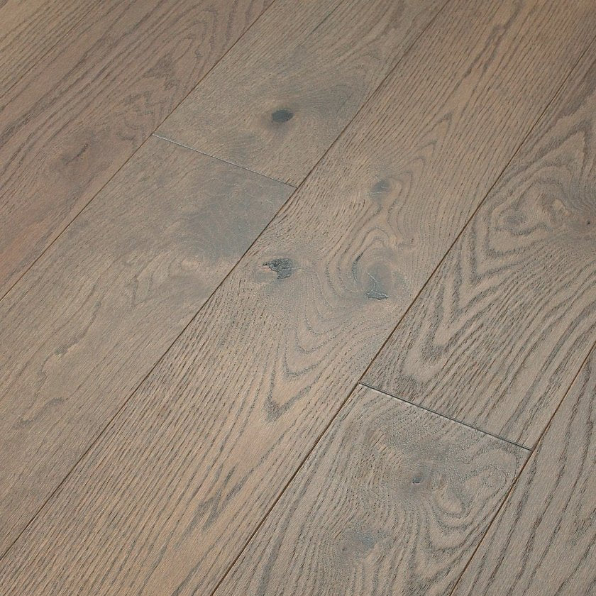Shaw Exploration Oak SW713-07075 Port 6.38" x Random Lengths up to 58.56" Engineered Sliced Wire Brushed Oak Hardwood Flooring (30.48 SF/Box)