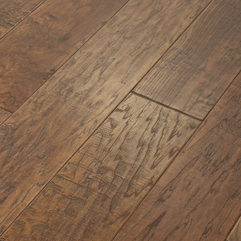Shaw Sequoia 6 3/8 SW545-02000 Pacific Crest 6.38" x Random Lengths up to 58.5" Engineered Scraped Hickory Hardwood Flooring (30.48 SF/Box)
