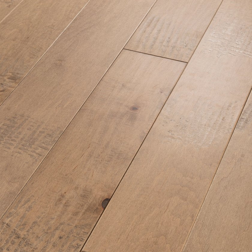 Shaw Yukon Maple 6 3/8 SW548-01126 Canvass LG 6.38" x Random Lengths up to 58.5" Engineered Scraped Maple Hardwood Flooring (30.48 SF/Box)