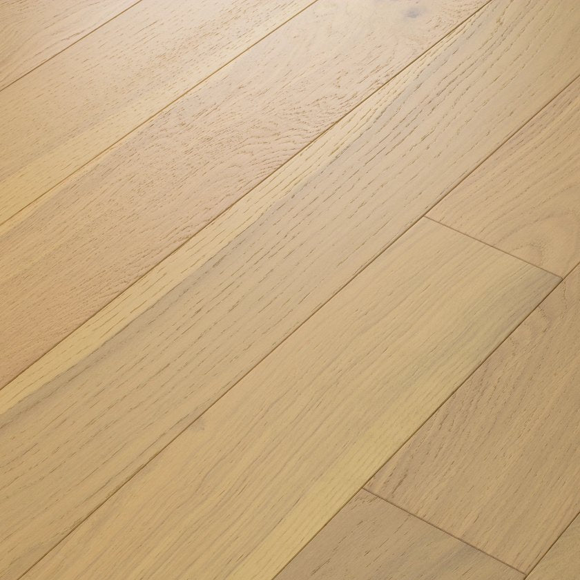 Shaw Empire Oak Plank SW583-01028 Carnegie 5" x Random Lengths up to 70.87" Engineered Wire Brushed White Oak Hardwood Flooring (29.53 SF/Box)