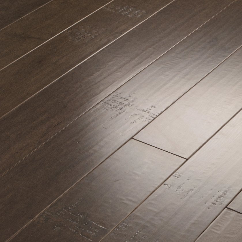 Shaw Yukon Maple 5 SW547-05002 Timberwolf 4.94" x Random Lengths up to 58.5" Engineered Scraped Maple Hardwood Flooring (23.66 SF/Box)