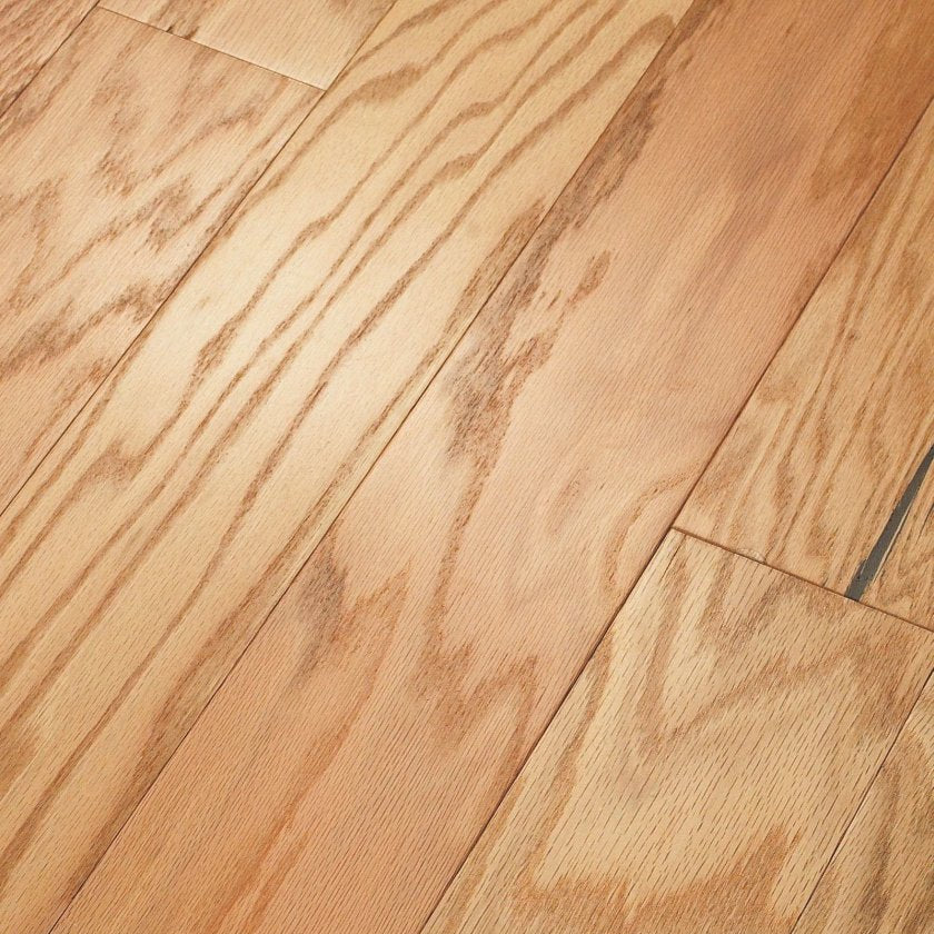 Shaw Timeless Oak 5" SW695-00143 Natural 4.94" x Random Lengths up to 58.56" Engineered Smooth Oak Hardwood Flooring (19.72 SF/Box)