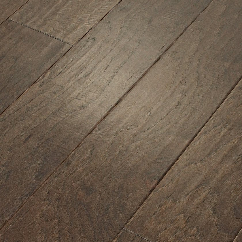 Shaw Riverstone SW593-09012 Espresso 6.38" x Random Lengths up to 58.5" Engineered Scraped Hickory Hardwood Flooring (30.48 SF/Box)