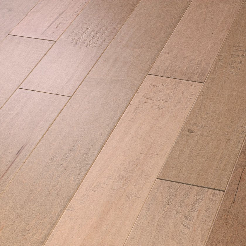 Shaw Yukon Maple 5 SW547-01126 Canvass LG 4.94" x Random Lengths up to 58.5" Engineered Scraped Maple Hardwood Flooring (23.66 SF/Box)
