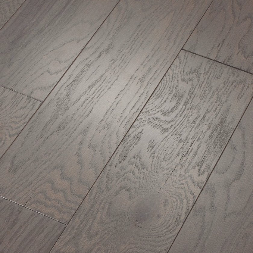 Shaw Villa SW705-05078 Pebble 6.38" x Random Lengths up to 58.56" Smooth White Oak Hardwood Flooring (30.48 SF/Box)