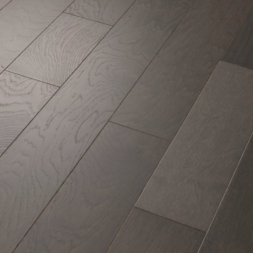 Shaw Northington Smooth SW669-09022 Sable 4.94" x Random Lengths up to 58.56" Engineered Smooth Hickory Hardwood Flooring (19.72 SF/Box)