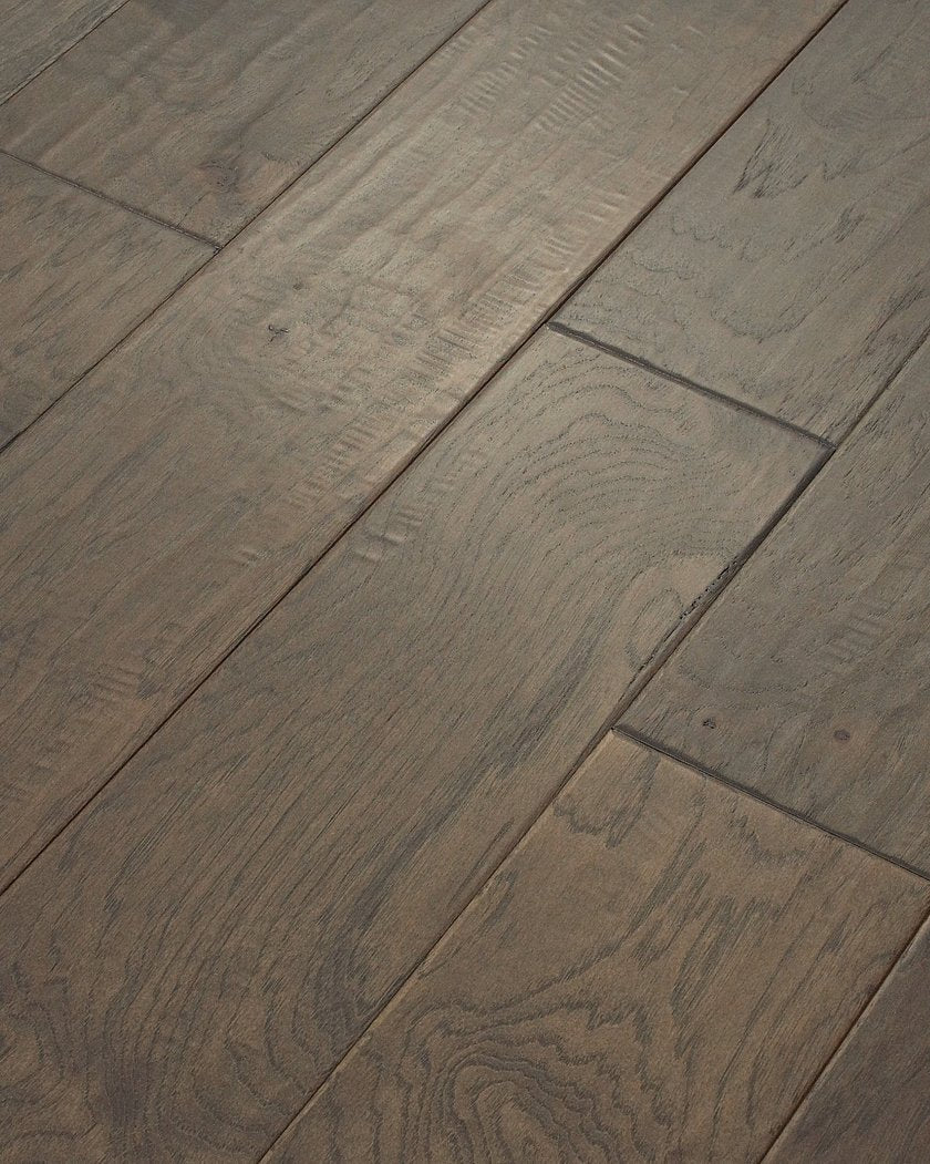 Shaw Riverstone SW593-05021 Sterling 6.38" x Random Lengths up to 58.5" Engineered Scraped Hickory Hardwood Flooring (30.48 SF/Box)