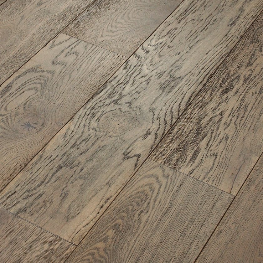 Shaw Castlewood Oak SW485-00508 Armory 7.48" x Random Lengths up to 74.8" Engineered Wire Brushed White Oak Hardwood Flooring (31.09 SF/Box)