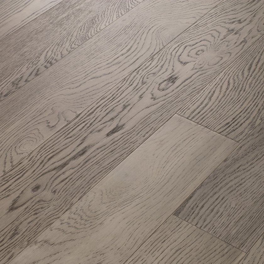 Shaw Empire Oak Plank SW583-05014 Roosevelt 5" x Random Lengths up to 70.87" Engineered Wire Brushed White Oak Hardwood Flooring (29.53 SF/Box)