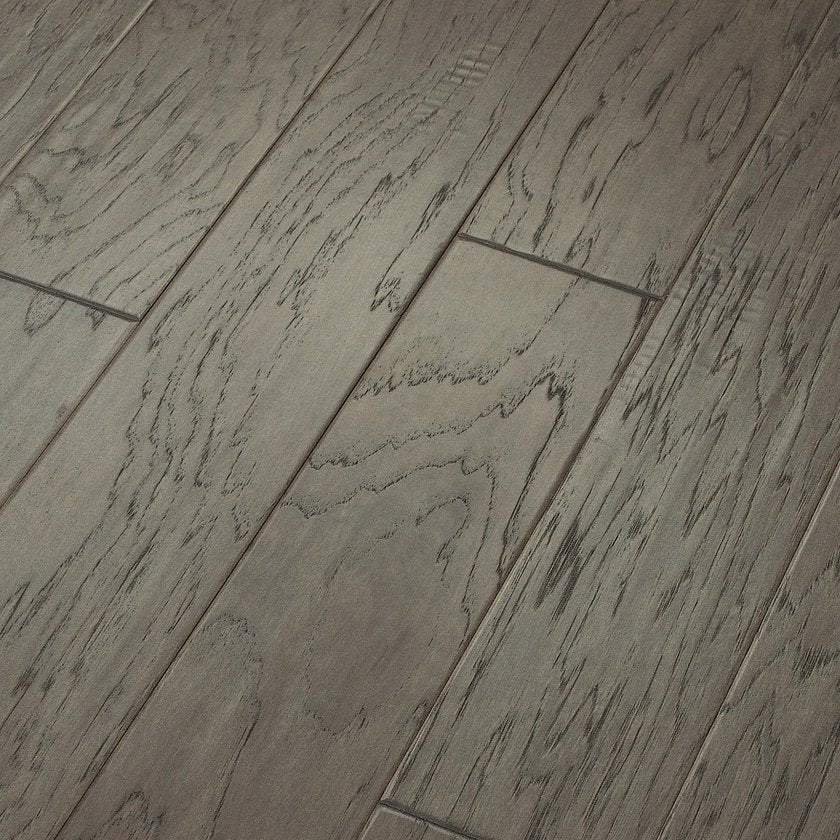 Shaw Fremont Hickory SW592-05039 Slate 5" x Random Lengths up to 58.5" Engineered Scraped Hickory Hardwood Flooring (23.66 SF/Box)