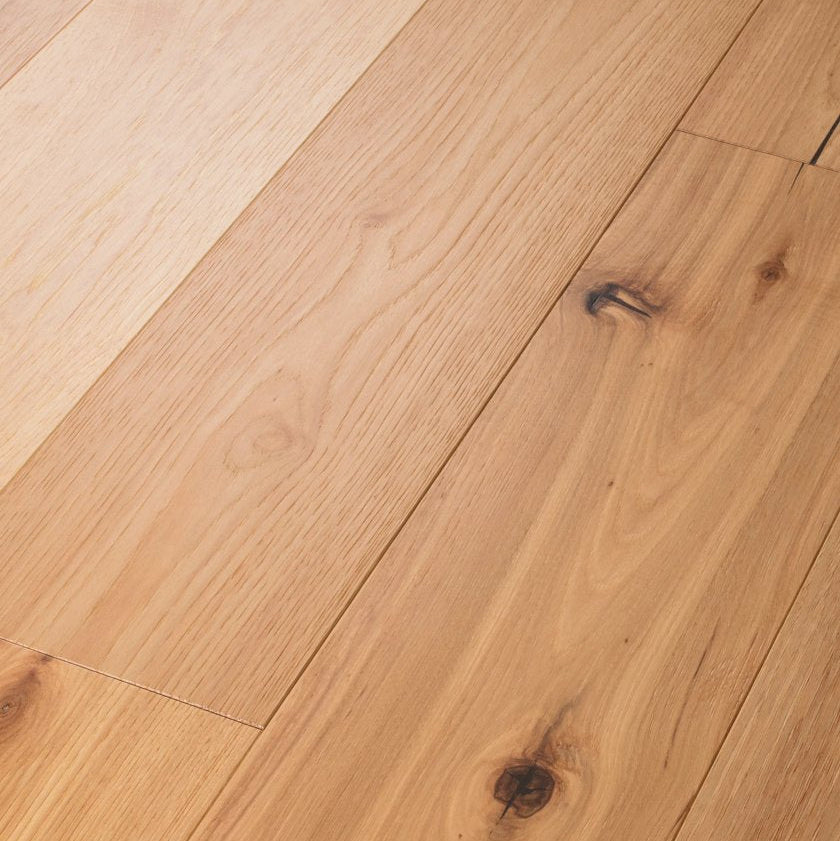 Shaw Castlewood Hickory SW486-00993 Coat Of Arms 7.48" x Random Lengths up to 74.8" Engineered Wire Brushed Hickory Hardwood Flooring (31.09 SF/Box)