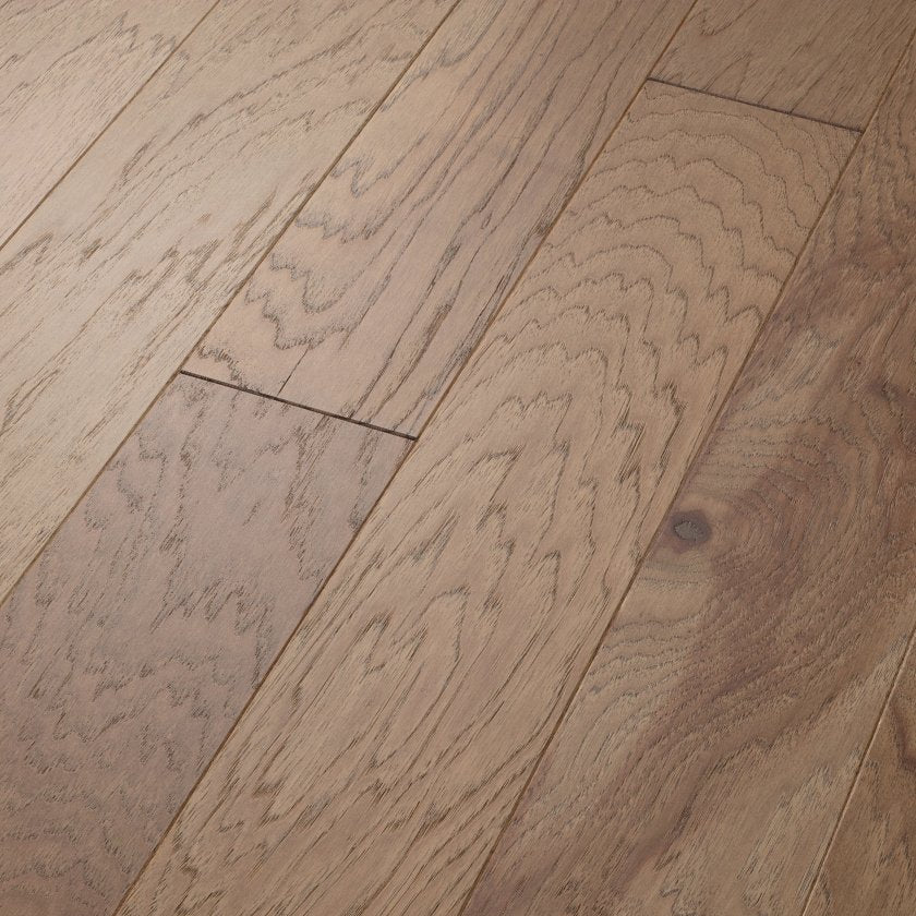 Shaw Northington Brushed SW670-02026 Burlap 4.94" x Random Lengths up to 58.56" Engineered Wire Brushed Hickory Hardwood Flooring (19.72 SF/Box)